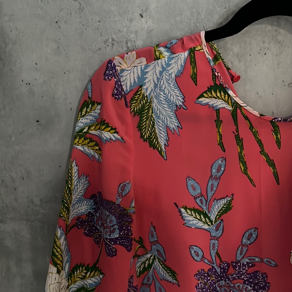 Diane Von Furstenburg Pink Floral Maxi Dress